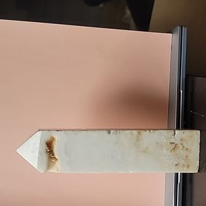 large druzy agate tower